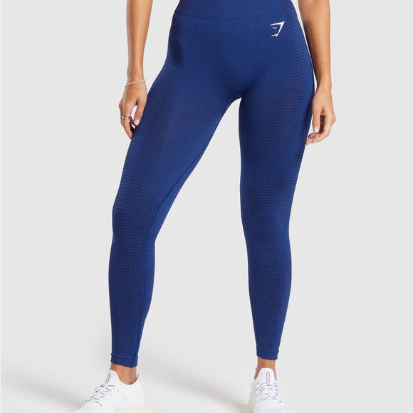 Women's Navy Blue Leggings - Picture 3 of 9